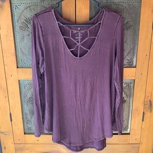 American Eagle Long-Sleeve Shirt, large